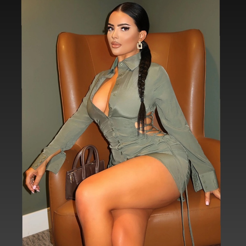 Olive dress brand new with tags